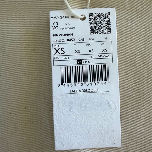 Mango Ruffled Cotton Mini-Skirt - Picture 8 of 12